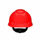 3M™ SecureFit™ Hard Hat H-705SFV-UV, Red, Vented, 4-Point Pressure Diffusion Ratchet Suspension with Uvicator