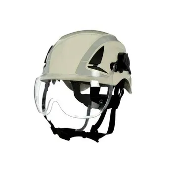3M™ Short Visor for X5000 Safety Helmet, Clear Anti-Fog Anti-Scratch Polycarbonate-Clear