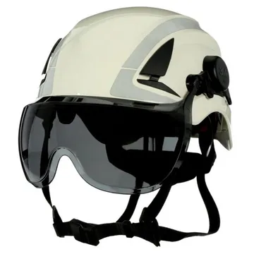3M™ Short Visor for X5000 Safety Helmet, Clear Anti-Fog Anti-Scratch Polycarbonate-Dark