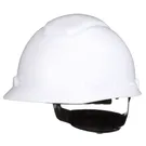 3M™ SecureFit™ Hard Hat H-701SFR-UV, White, 4-Point Pressure Diffusion Ratchet Suspension, with UVicator