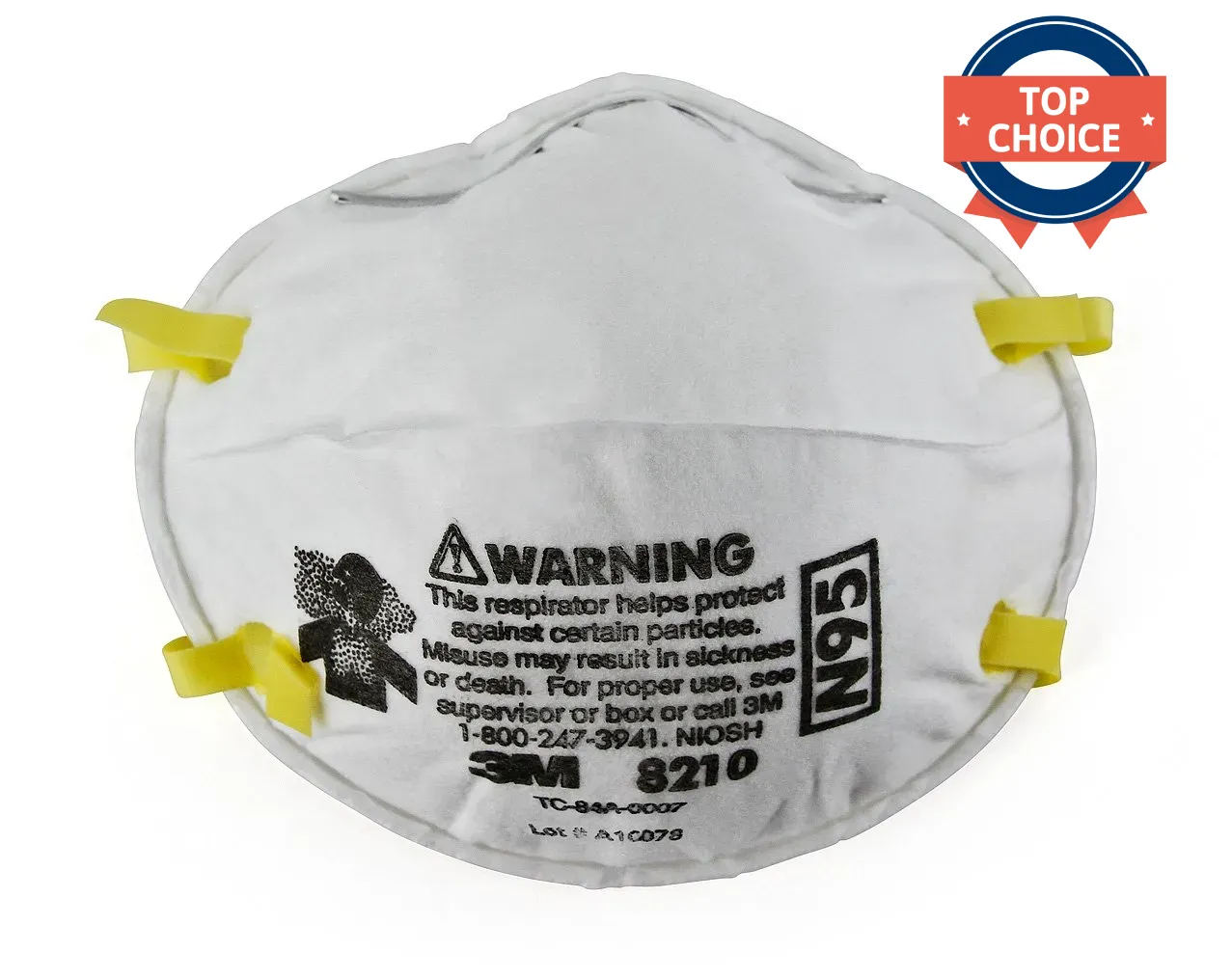 3M™ Particulate Mask Respirator 8210, N95 / EACH