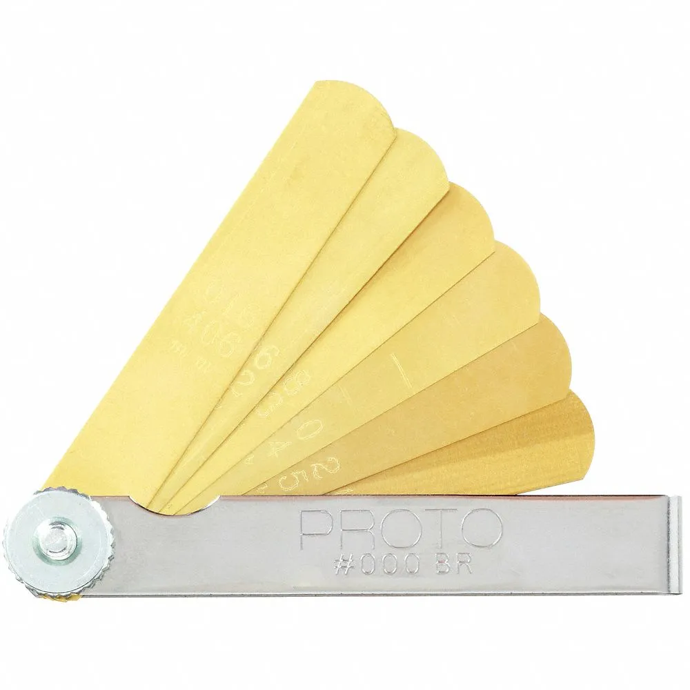 PROTO 6 Blade Non-Magnetic Feeler Gauge Set - J000BR