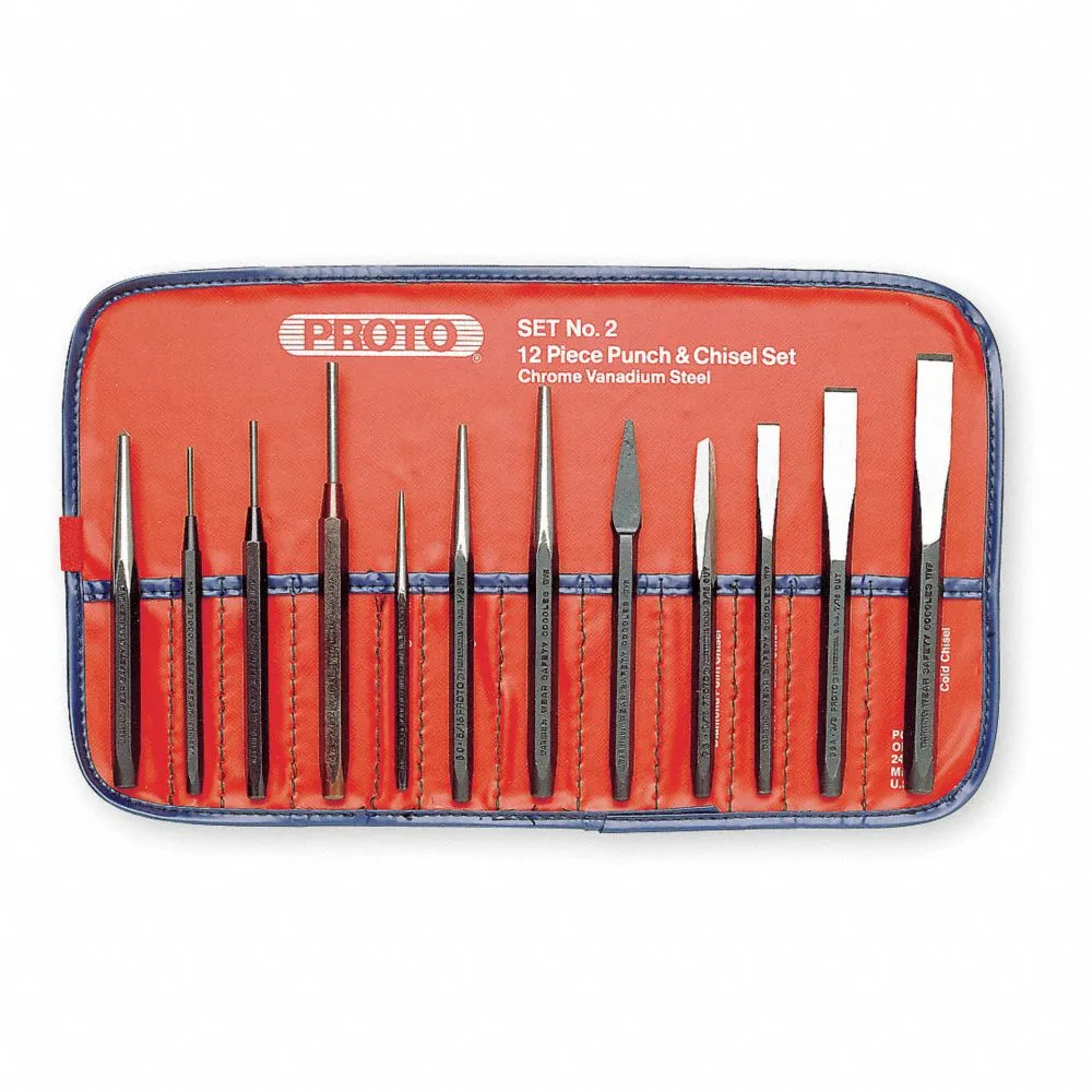 PROTO Punch & Chisel Set 12 Pcs - J2S2
