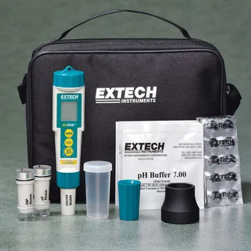 مجموعة EXTECH ExStik® 4 في 1 للكلور ودرجة الحموضة وORP ودرجة الحرارة - EX900