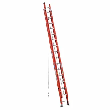 WERNER 32 FT Fiberglass Extension Ladder, 300 lb Load Capacity - D6232-2