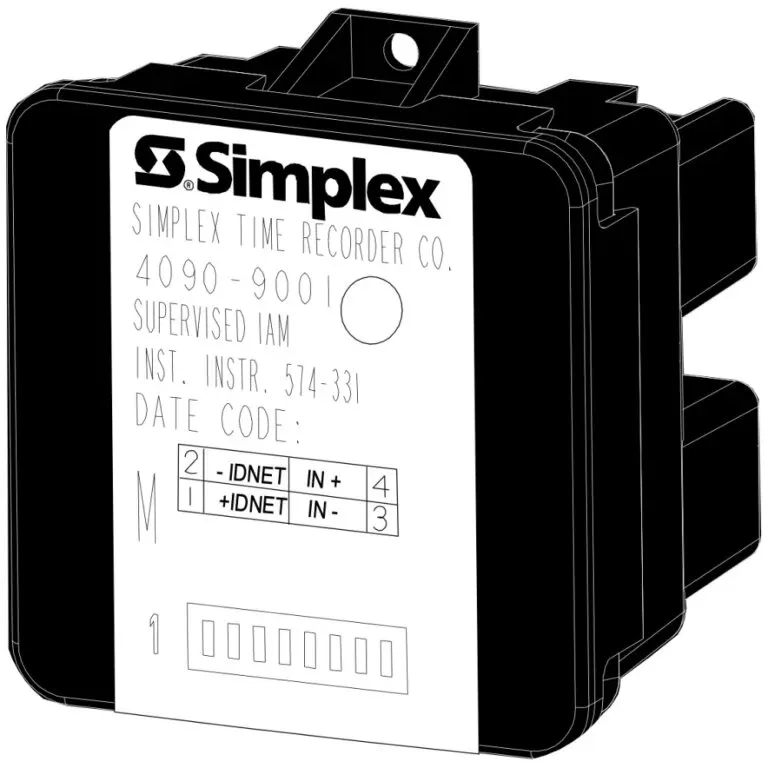 Simplex 4090-9001 Supervised Individual Addressable IDNet Module