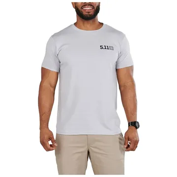 5.11 Tactical Lawn Protector T-Shirt, Silver, 100% Cotton