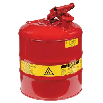 Justrite 10801 5 Gallon Steel Safety Can TYPE I