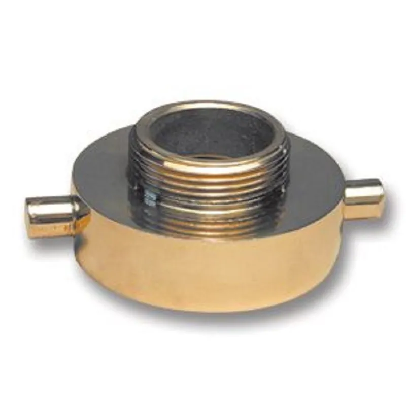 Hose Reducers, 2.5"  NST x 1.5 ” NST, Polished Brass - 42B03