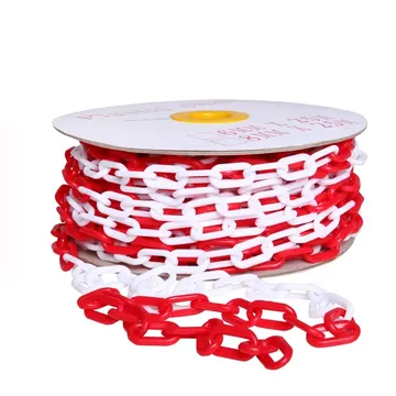 Plastic Chain 25Mtr X 6MM, Red and White