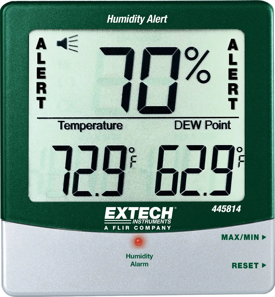 EXTECH Hygro-Thermometer Humidity Alert with Dew Point - 445814