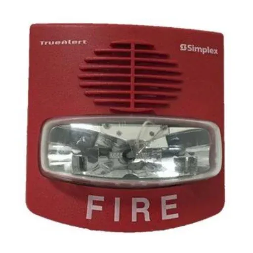 Simplex 4903-9426 Non-Addressable Audible Visual Alarm 75CD Red