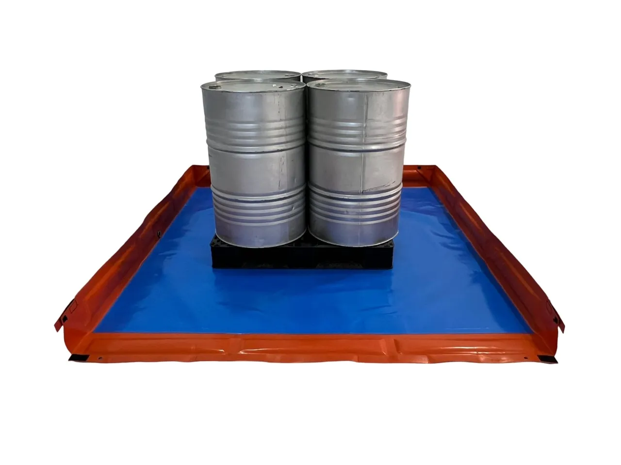 B2Flex Heavy Duty 910 Litre Fold Down Side, Drive in Out Containment, 2.13 m x 2.13 m x 20 cm - B2FHD910