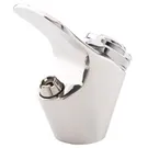 Haws Faucet Bubbler ,Polished Stainless Steel Push Button Bubbler Valve with Integral Adjustable Pressure Compensating Stream Regulation
