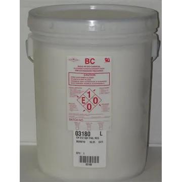AMEREX 50 lb. Regular BC Dry Chemical Recharge Pail, Sodium Bicarbonate - 512