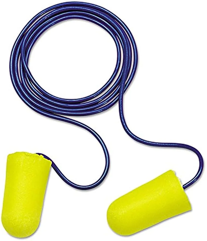 3M™ E-A-R™ TaperFit™ 2 Earplugs, Corded, Regular Size, 2000 Pair/Case - 312-1223