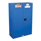 Sure-Grip® EX Hazardous Material Steel Safety Cabinet, 45 Gallon, 2 Self-Close Doors, Royal Blue