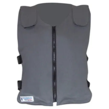 Cool Vest, Gray Banox® FR3 with nontoxic cooling packs