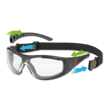 JSP Stealth™ Hybrid Safety Spectacle/ Goggles, Clear Lens, Black 
