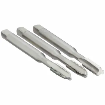 Greenfield Threading Tap Set, High Speed Steel, Uncoated - 174559