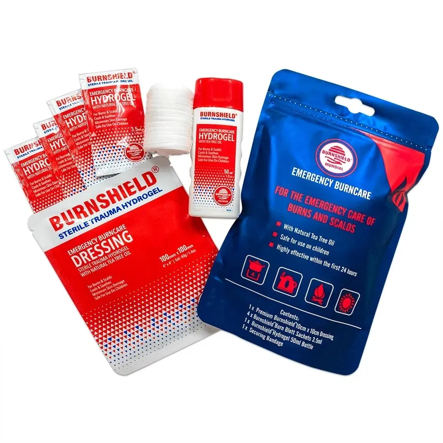 Burnshiled Burn Gel Home/Travel Burn Kit Pouch - 550008F