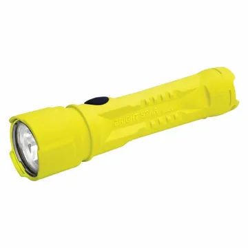 BRIGHT STAR Explosion Proof LED Handheld Flashlight, Polymer Resin, Yellow - 60108
