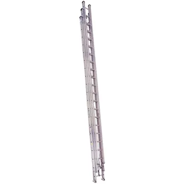 Safety Ladder 60 ft Aluminum Round Rung Extension Ladder, 250 lb Load Capacity, 560-3