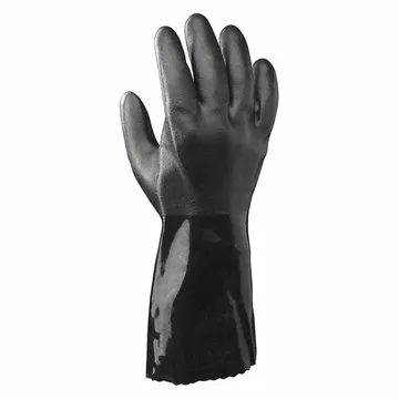 SHOWA Chemical Resistant Gloves, 10, PVC - 660ESDXL-10.EU
