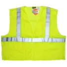 FRC Safety vest, Class 2 Mesh, 2 Pockets, Limited Flammability, Yellow, CL2MLPFR