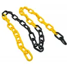 Plastic Chain 25Mtr X 6MM Yellow Black