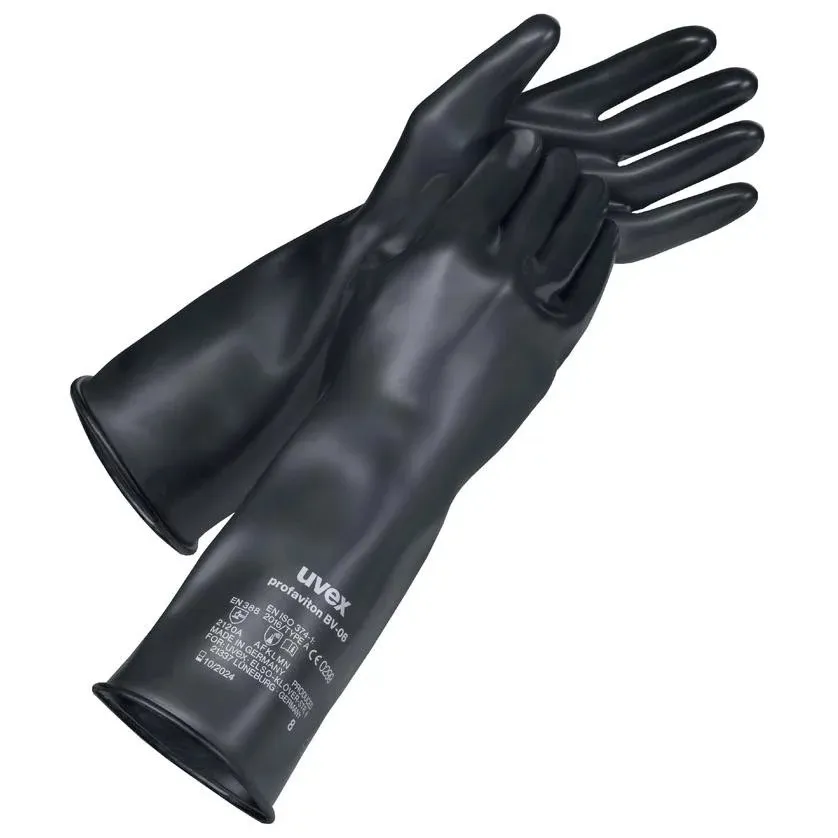 Butyl Rubber For Biological Safety Cabinet Isolation Glove Vhp Sand Blasting Gloves Dry Box