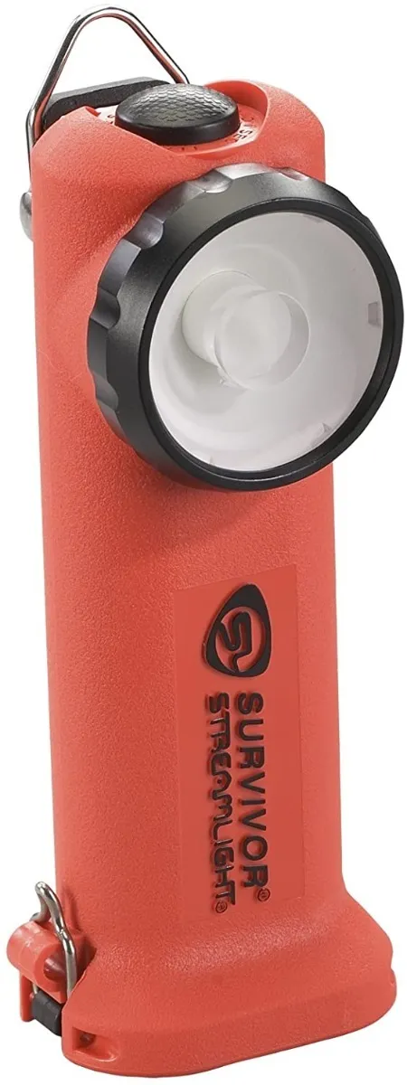 Streamlight الناجين من الزاوية اليمنى atex torch firefiter's torch ، 230V AC/12V DC Cords ATEX/IECEX ، Orange