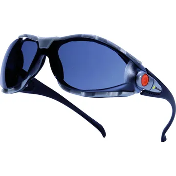 نظارات السلامة ضد الضباب / الأشعة فوق البنفسجية مقاومة للخدش 400 ، عدسة داكنة اللون 