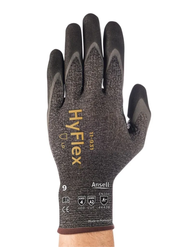 Ansell HyFlex® 11-931 Oil-Repellent Cut & Puncture Resistant Gloves