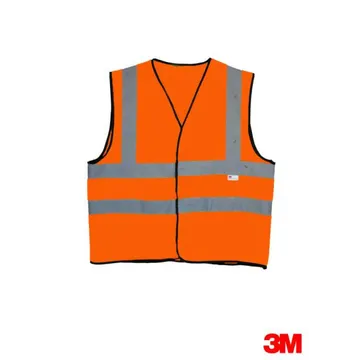 3M SAFETY VEST WITH 4 BANDS STITCHED AROUND CHEST AND SHOULDER, 50 EA IN CASE - 2925-XL