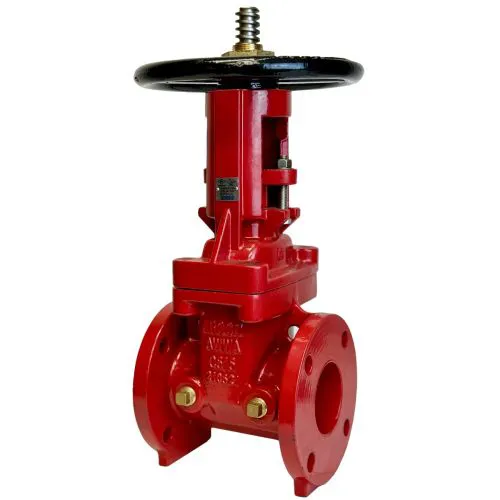 OS & Y Gate Valve, Flanged Ends, 300 PSI, Ductile Iron, UL/FM, Model: FGO907, Manufacturer: Fireguard