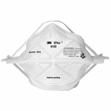 3M™ VFlex™ Particulate Respirator 9105, N95, 400/Case