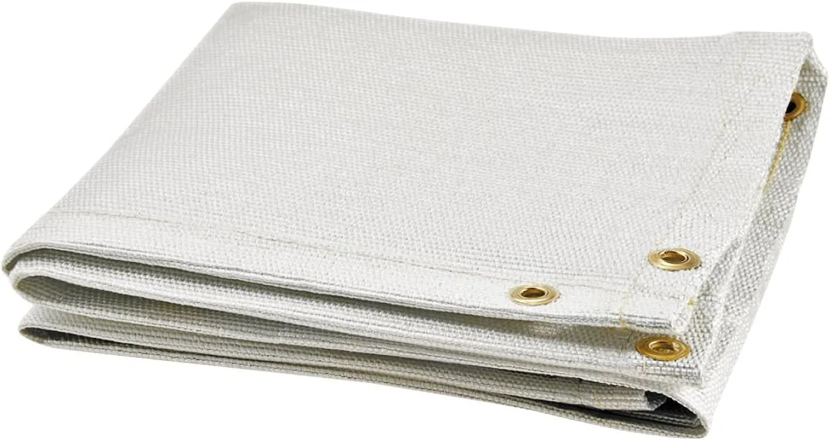 Steiner 367-6X6 Glass Web 35-Ounce Fiberglass Welding Blanket, White, 6' x 6'