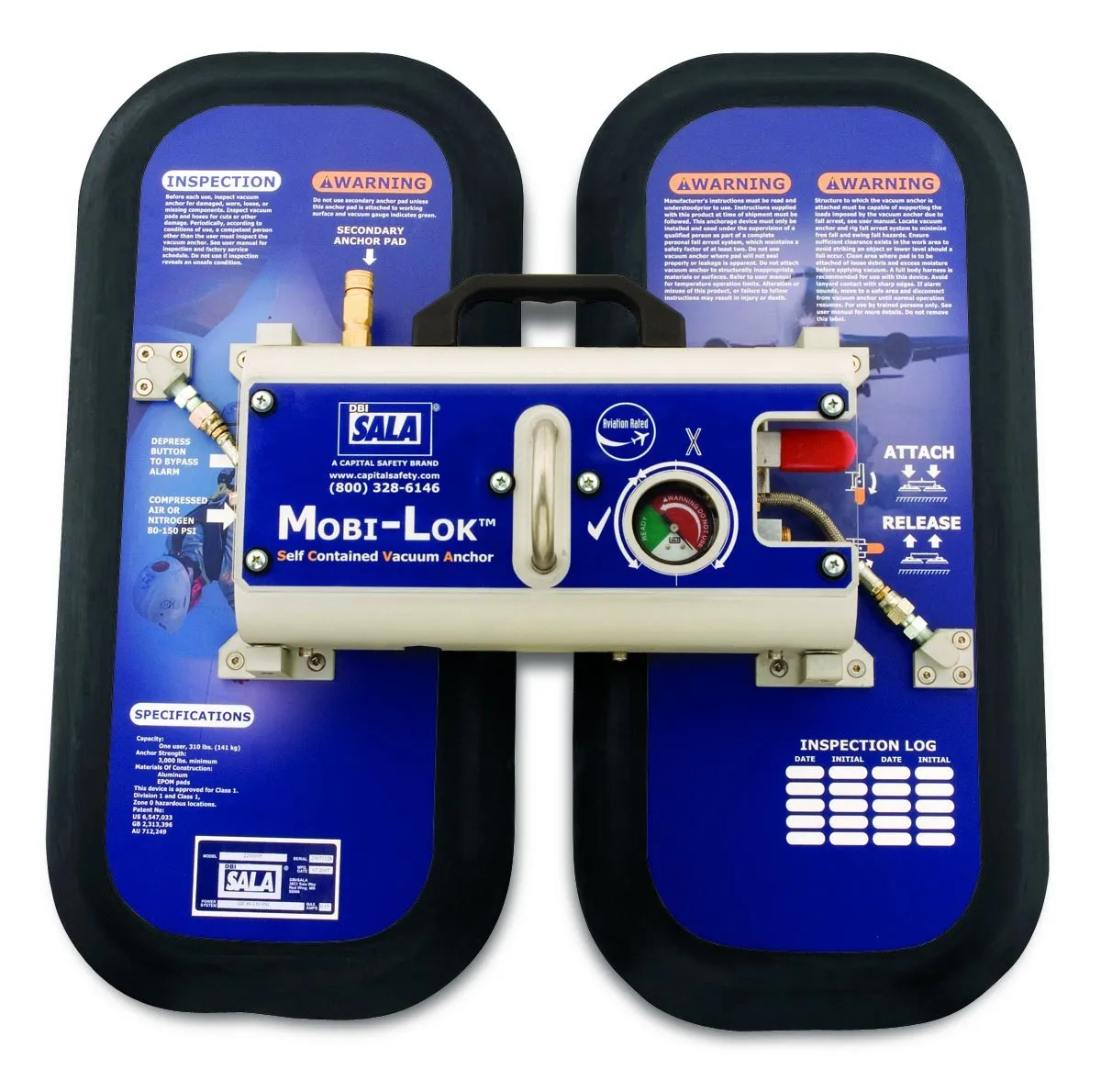 3M™ 2200107 DBI-SALA® Vacuum Anchor Lifeline System without Air Bottle