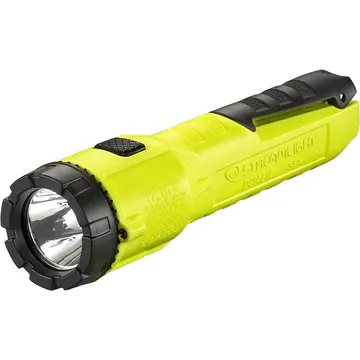 Streamlight Dualie® 3AA Hand Flashlight, 140-Lumen Intrinsically Safe, Waterproof, Without Battery, Yellow - 68751 