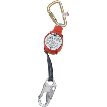 Miller FL11-4-Z7/11FT MiniLite 11-Foot Personal Fall Limiter with Steel Carabiner and Snap Hook