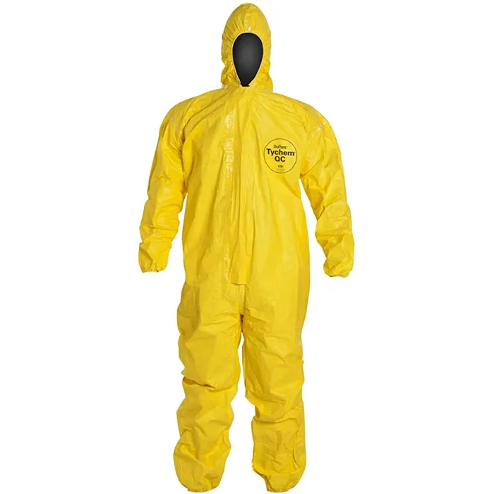 DuPont Tychem QC122 Hazmat Boot Covers - 2XL (XX-Large) - Yellow, QC122S