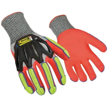 Ansell RINGERS Gloves 065 R-Flex Oil-Repellent Impact Gloves, Nitrile