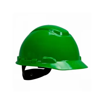 3M™ Hard Hat, 4-Point Ratchet Suspension, Green - H-704R