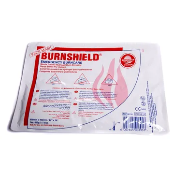 Burnshield 60 CM × 40 سم (24 "× 16") قناع الملابس / الوجه 