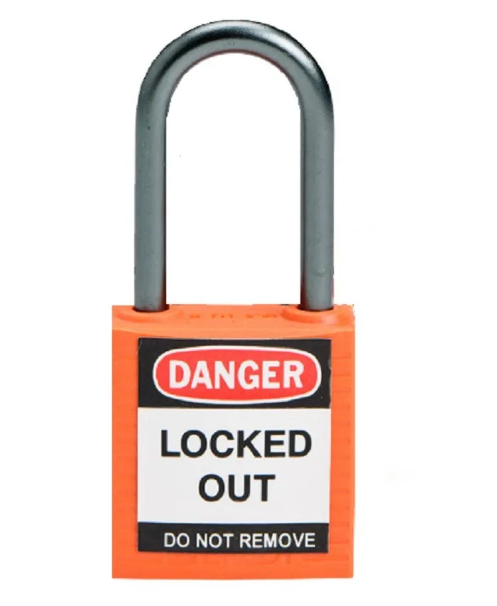 Brady® Compact Safety Padlock, 38 mm, Orange - 814129