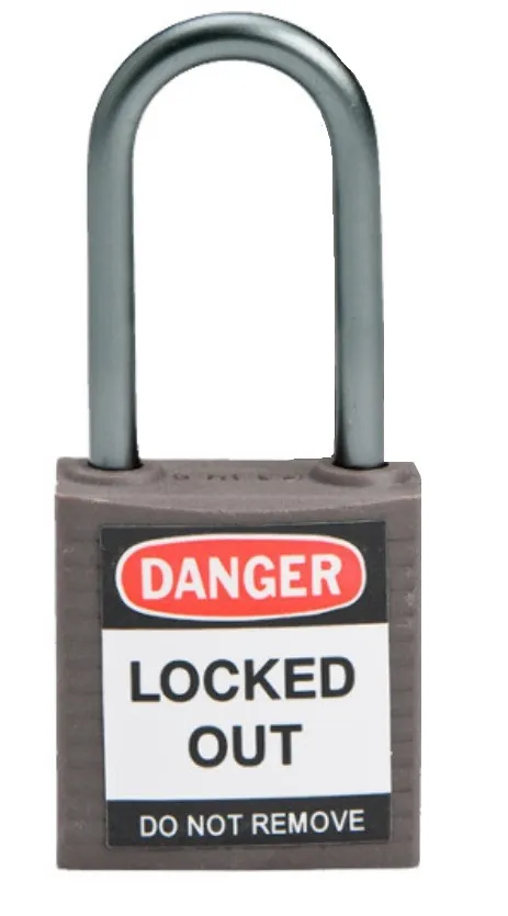 Brady® Compact Safety Padlock, 38 mm, Red - 814126