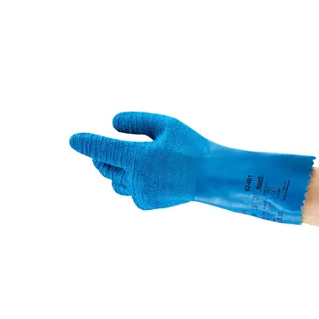 Ansell AlphaTec® 62-401 Chemical Gloves, Natural Rubber, Blue