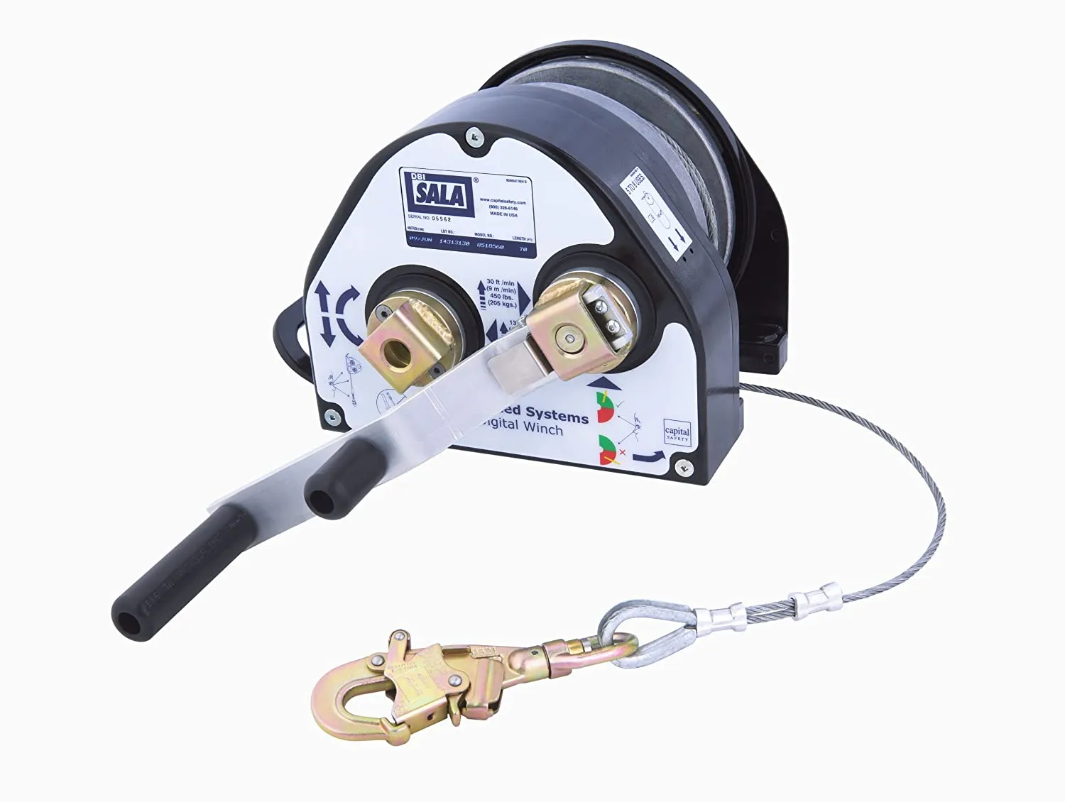 3M™ DBI-SALA® Confined Space Winch, Galvanized Steel