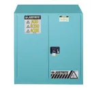 Justrite Sure-Grip® EX Corrosives/Acid Steel Safety Cabinet, 30 Gallon, 2 Self-Close Doors, Blue - 893022  
